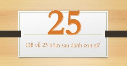 Đề về 25 hôm sau đánh con gì? Thống kê chi tiết đề về 25