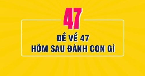 Đề về 47 hôm sau đánh con gì? Thống kê chi tiết đề về 47