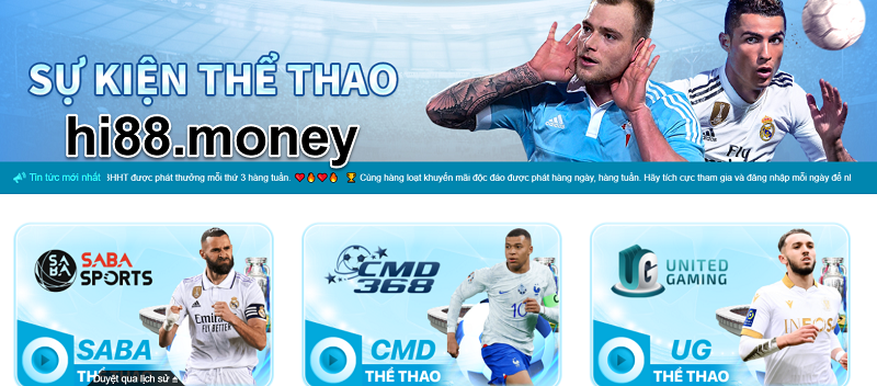 Theo dõi tất cả các sự kiện thể thao đẳng cấp cùng Hi88