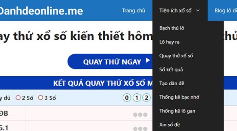 Đánh đề online MEZ review nhà cái xổ số có công tâm?