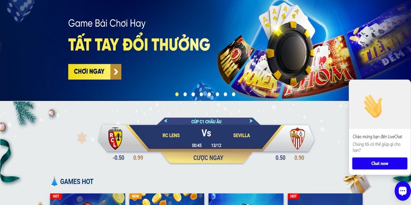 Thao tác đầu tiên ghi nhớ là truy cập vào trang web chính thức của Sky88