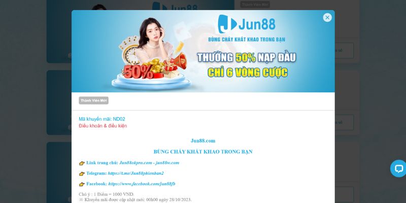 Hoàn trả 50% tiền mỗi ngày