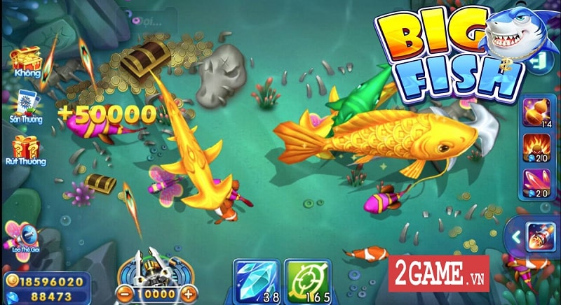 Cùng FCB8 khám phá đồ hoạ game bắn cá H5