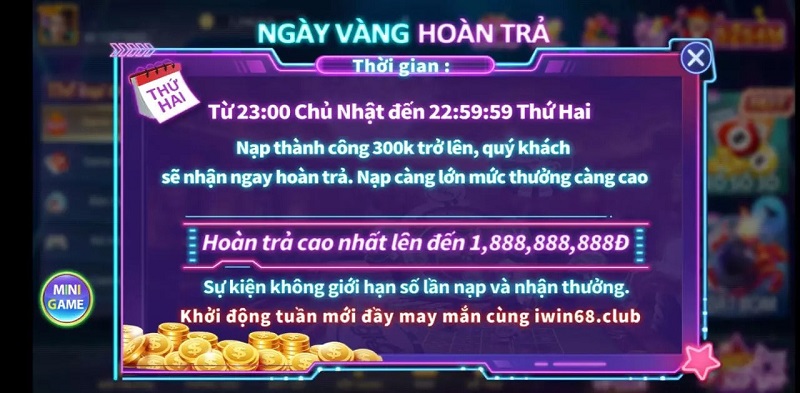 Khám phá các sự kiện iwin