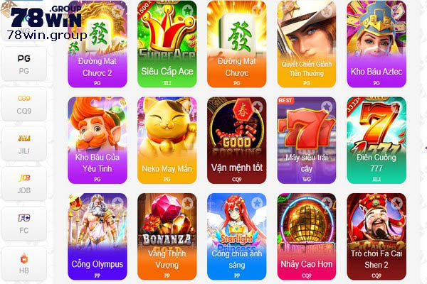 Nổ hũ 78win là nơi chuyên cung cấp những tựa game săn hũ vô cùng chất lượng