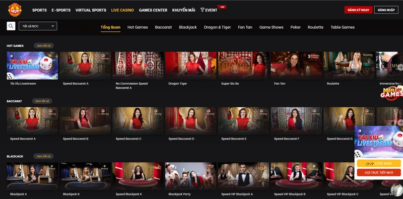 Jackpot MU9 liên tục cập nhật và đổi mới các trò chơi