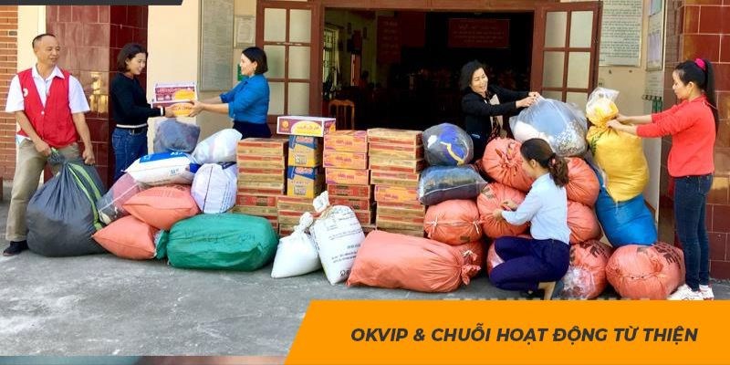 OKVIP thiện nguyện vì cộng đồng