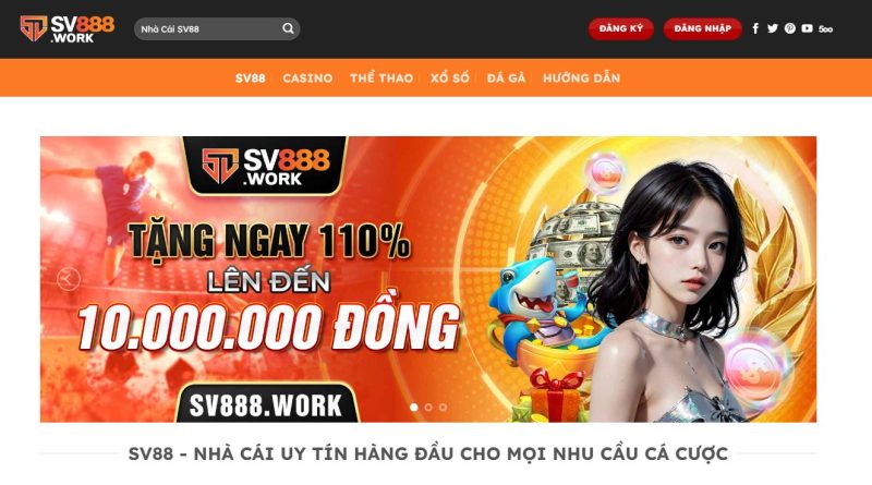 SV88 –  Sân chơi cá cược lý tưởng dành cho các cược thủ