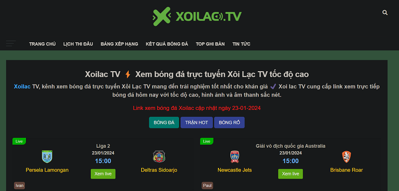 Xoilac TV sở hữu nhiều ưu điểm vượt trội